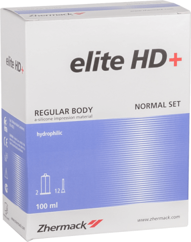 Материалы стомат.слепочные: Elite HD+ Regular Body Normal Set"_ 2*50мл_ ZHERMACK