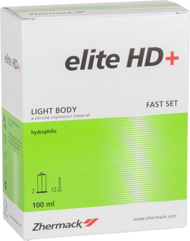 Материалы стомат. слепочные:"Elite  HD+ Light Body Fast Set" _2*50 ml_ ZHERMACK /