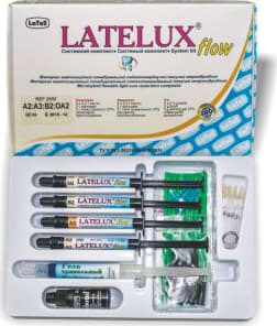 Набор LATELUX flow в составе: материал LATELUX flow, шприц 2,2 г* 4 (А2,А3,В2,ОА2)