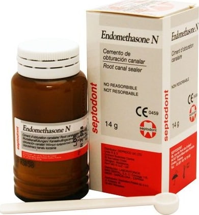 Endomethasone N порошок 14 гр  - материал стомат. для пломбировки каналов /Septodont/