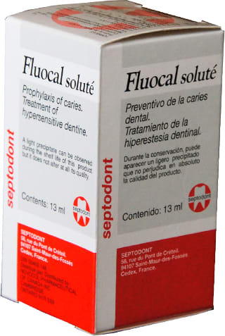 Fluocal 13 мл(флюокаль жидкость) - материал стомат. д/удаления зубных отложений _Септодонт