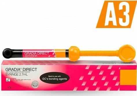 Материал реставрационный GRADIA DIRECT SYRINGE шприц 4г_ANTERIOR  А3_  (светоотверждаемый)