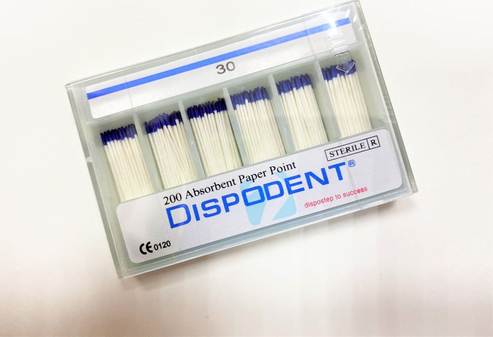 Штифты эндоканальные бумажные «Dispodent»  размер 30  100шт конусность 06