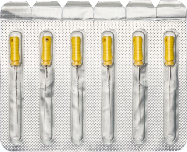 Хедстрем-файлы/Pro-Endo-Н-Files/ L-25 mm- №20_6 шт_инструмент эндодонтический ручной VDW