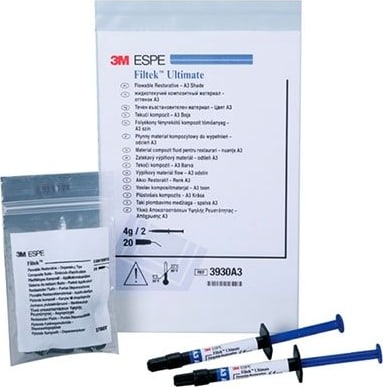 Материал стоматологический жидкотекучий реставрационный Filtek Ultimate Flowable. 2шпр*2г, 20 канюль(3930А3)_